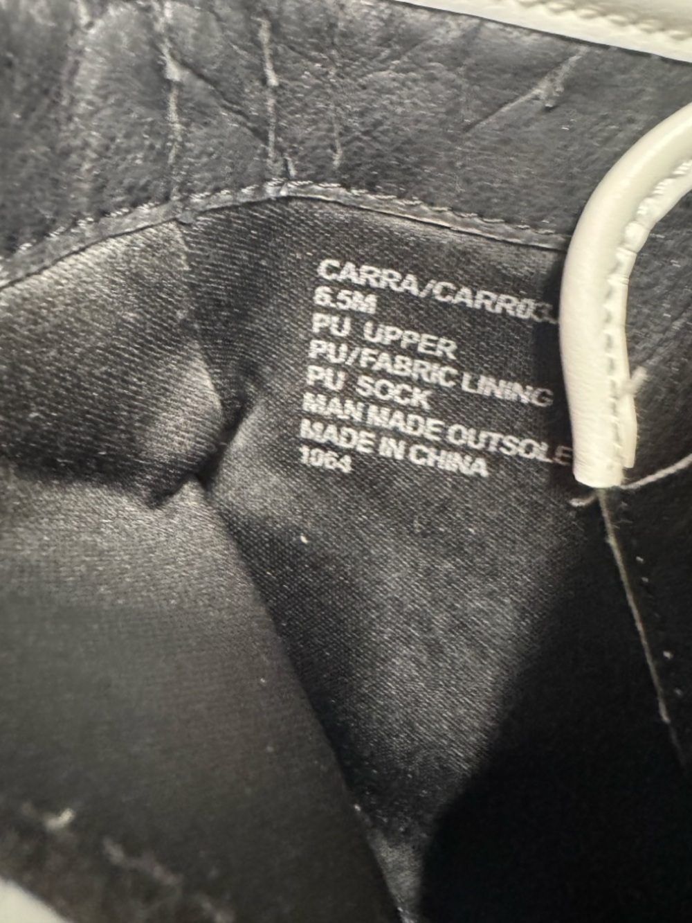 Madden Girl Carra White Lug Sole Combat Ankle Boots Womens US 6.5 Zip - Picture 10 of 10